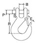 Drop Forged Clevis Slip Hook 